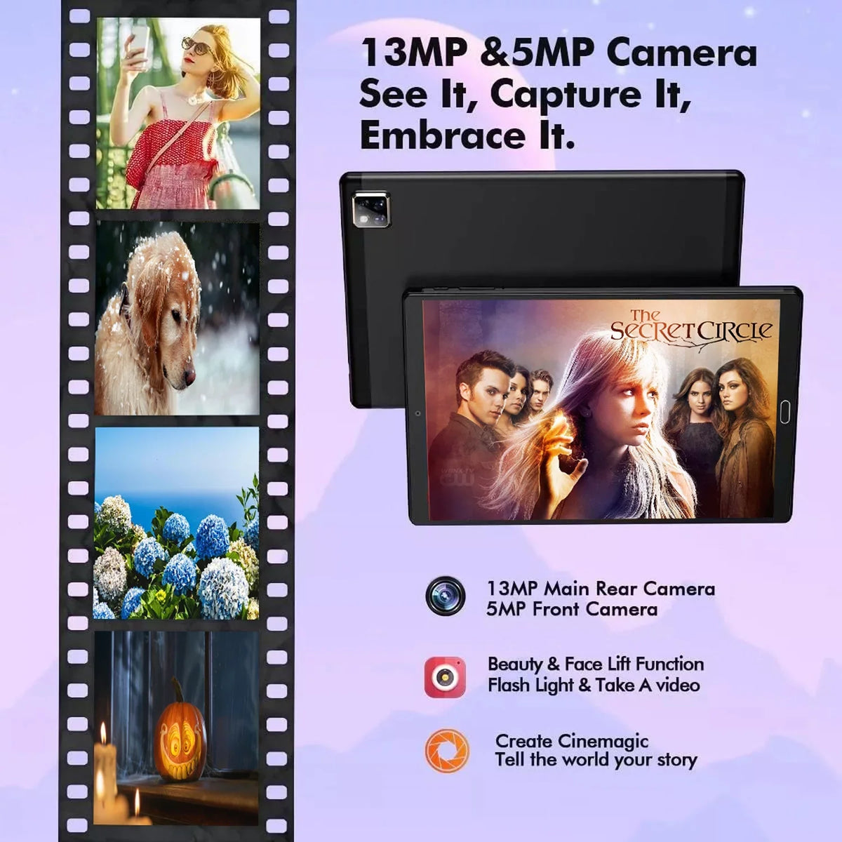 10 Centimeter Tablet Android 11 Tablets with Keyboard, 4GB RAM 64GB ROM 128GB Expand, 5G/2.4G Wi-Fi, HD IPS Display, 6000mAh Tablet PC with Case,Mouse,GMS Charcoal