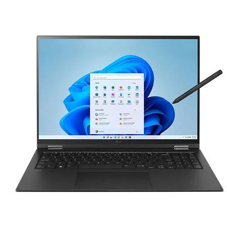 gram 16" WQXGA 2-In-1 Touchscreen Notebook Computer, Intel Evo Core i7-1260P 2.1GHz, 16GB RAM, 2TB SSD, Windows 11 Home, Obsidian Dark