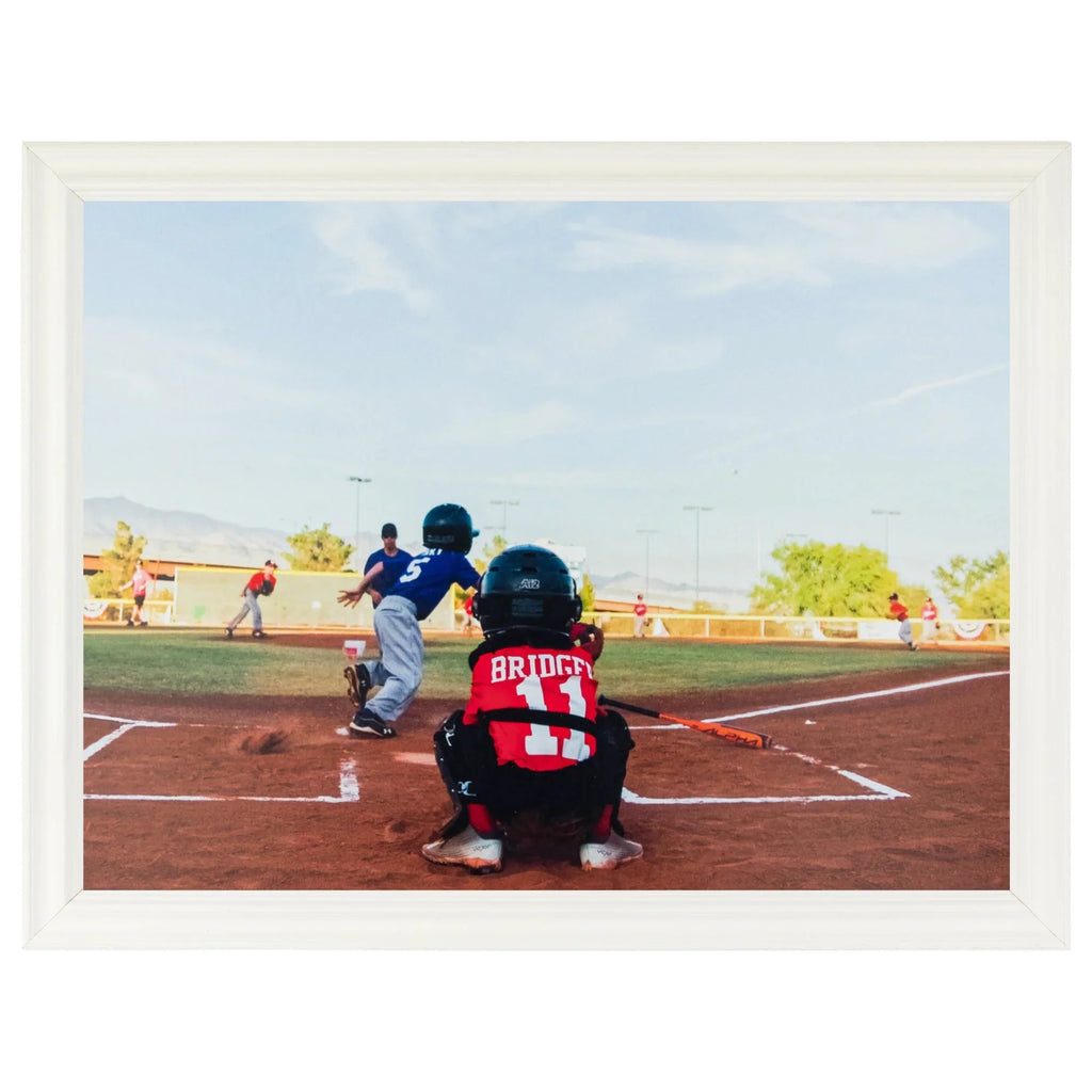 ArtToFrames 20x20 Inch White Picture Frame, This White Wood Poster Frame is Great for Your Art or Photos, Comes with 060 Plexi Glass (4100)