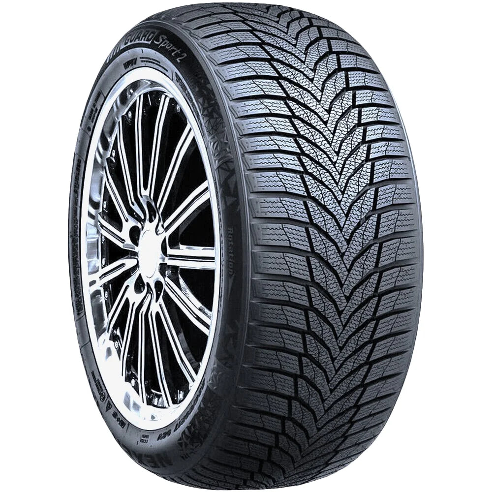 Set of 4 (FOUR) Nexen Winguard Sport 2 255/40R19 100V XL (Studless) Snow Winter Tires Fits: 2017 Volkswagen Tiguan Highline, 2016-18 Audi Q3 Technik