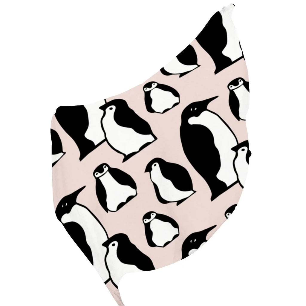 FREEAMG Penguins Silk Long Scarf for Women Large Oblong Sunscreen Shawls Wraps Neck Headscarf Hair Wraps Gift Packed