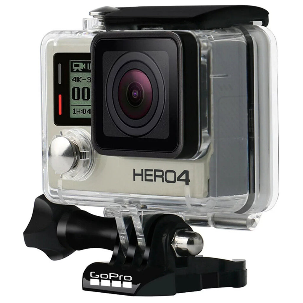 Restored GoPro Hero 4 Dark Edition 12MP Waterproof Sports & Action Camera Camcorder 40m/131ft Underwater Waterproof Surf Diving Camera With Waterproof Housing Case (Refurbished)