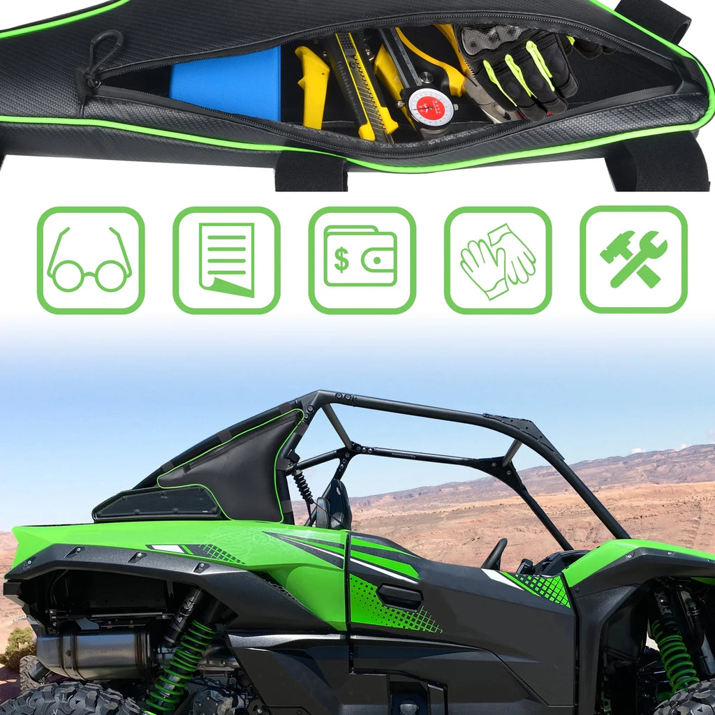 UTV Teryx KRX 1000 Accessories Stock Triangle Truss Storage Bag Organzier for Kawasaki Teryx KRX 1000 2020+