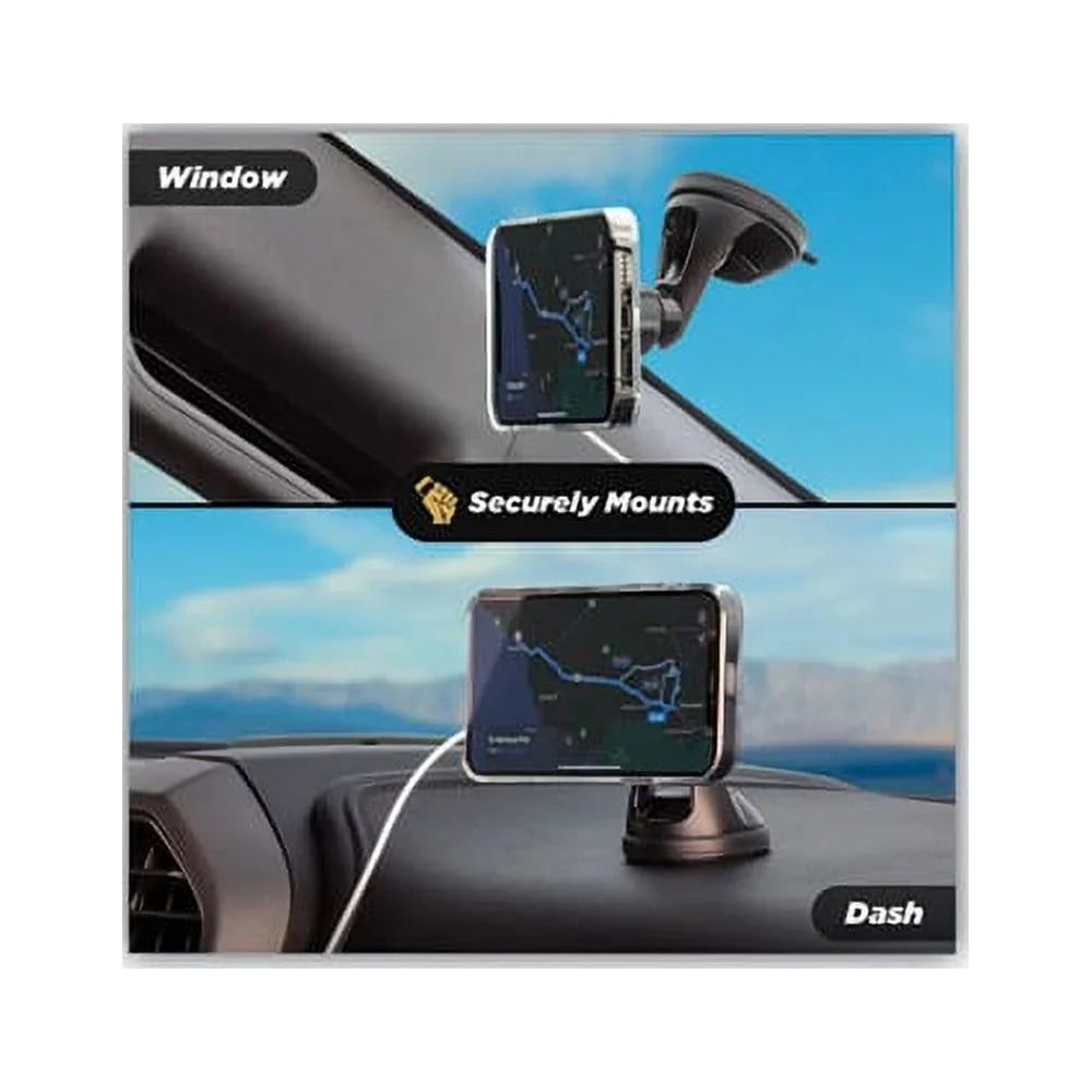 MagicMount MSC Window/Dash Car Phone Holder Mount Kit for iPhone 12, Dark