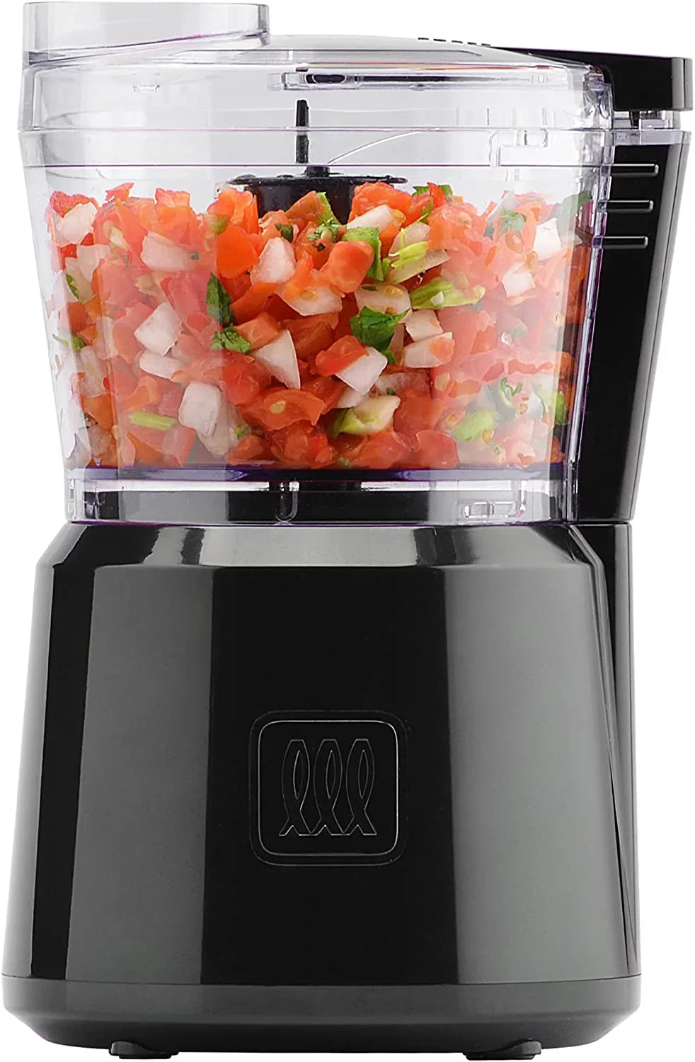 Toastmaster 3-Cup Chopper with 2 Speed Control, Onyx Plastic Body