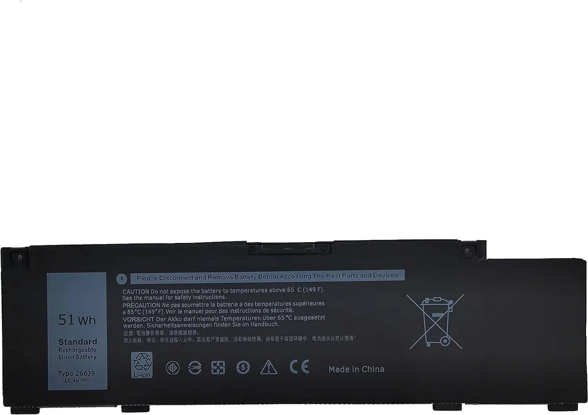 , Fully 266J9 Replacement Laptop y Compatible with Dell G3 3590 3500 G5 5500 5505 Inspiron 5490 Series