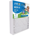16x28x6 Air Filter MERV 8 Comparable to MPR 700 & FPR 5 Compatible with Aprilaire 401 Premium USA Made 16x28x6 Furnace Filter 1 Single Filter by AIRX FILTERS WICKED CLEAN AIR.