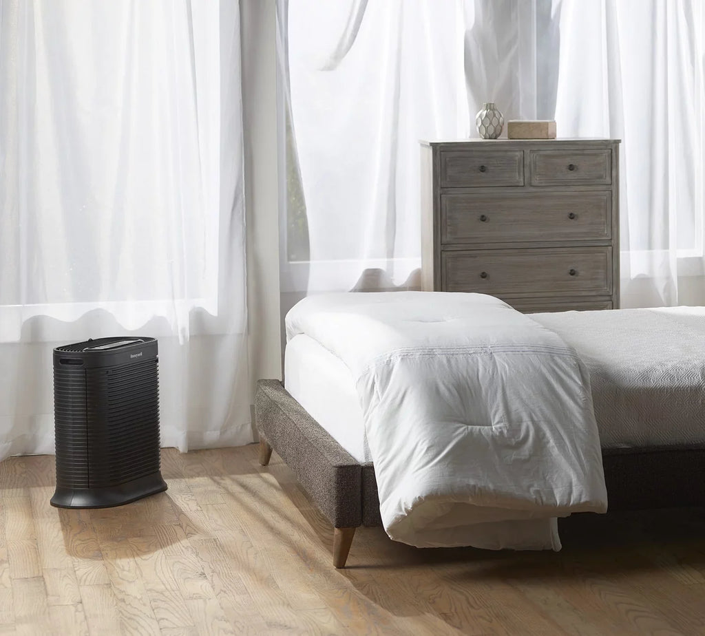 Honeywell Bluetooth HEPA Air Purifier for Large Rooms (310 sq ft), Charcoal HPA250B