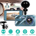Car Dash Camera, iMounTEK Front and Rear Dual Dash Cam, 170° Super Wide Angle, Inch Screen, G-Sensor, Parking Monitor, Motion Detection