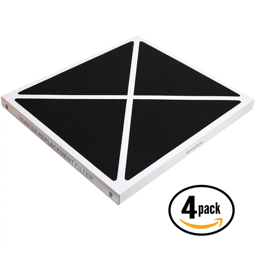 4-Pack Replacement Hunter 30377 Air Purifier Filter - Compatible Hunter 30930 Air Filter