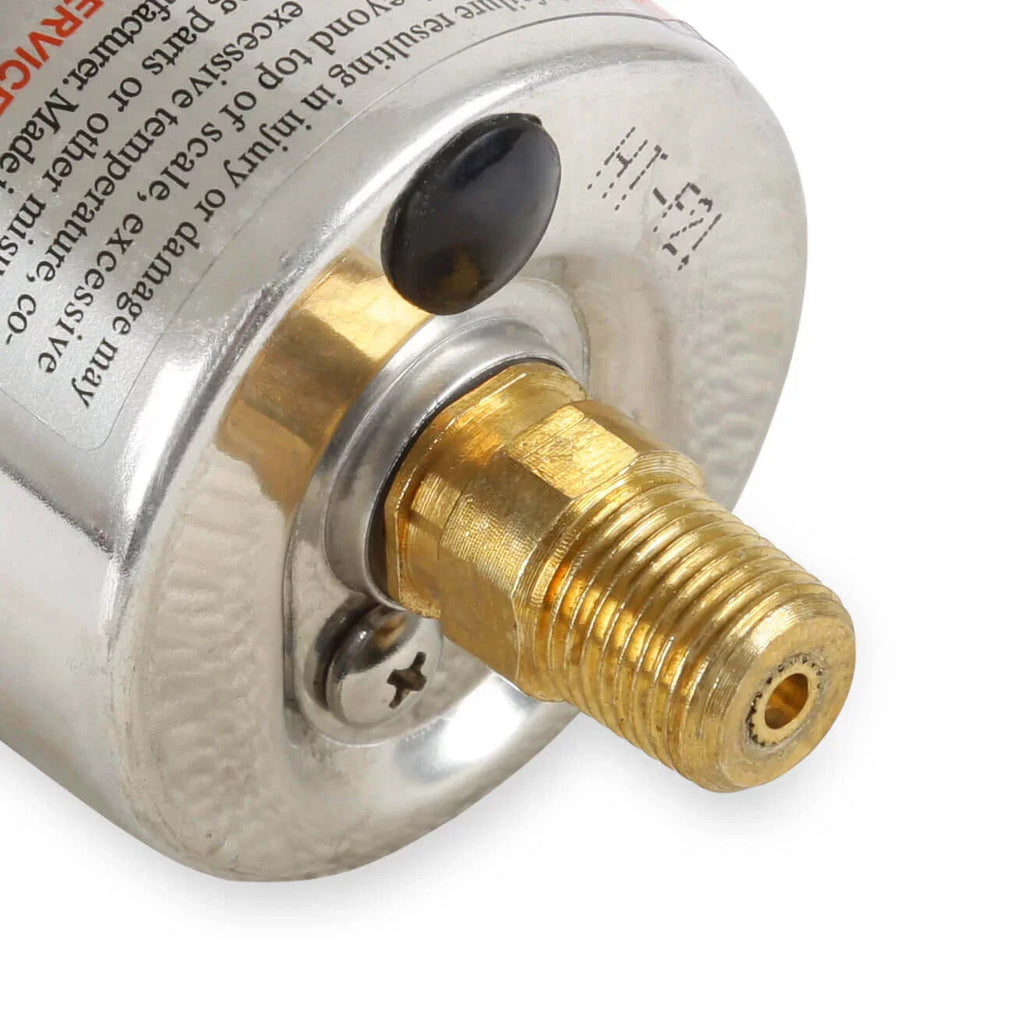 Holley EFI 26-507 Fuel Pressure Gauge - 0-100psi - 1.5 Centimeter - Glycerin Filled