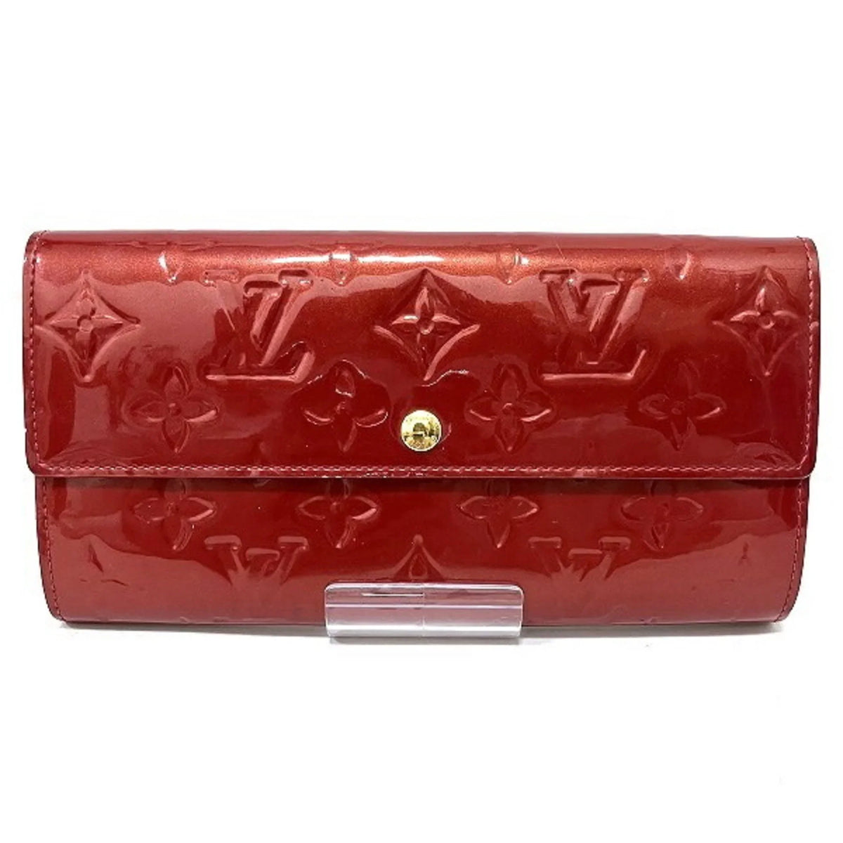 Pre-Owned Louis Vuitton Monogram Vernis Portefeuille Sarah M93530 Long Wallet Women's (Good)