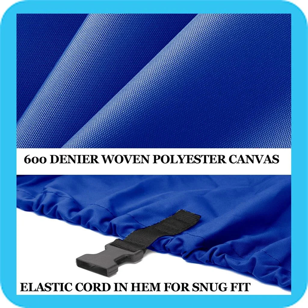 BLUE, GREAT QUALITY BOAT COVER Compatible for CAJUN ESPIRIT GRAND PRIX 1989