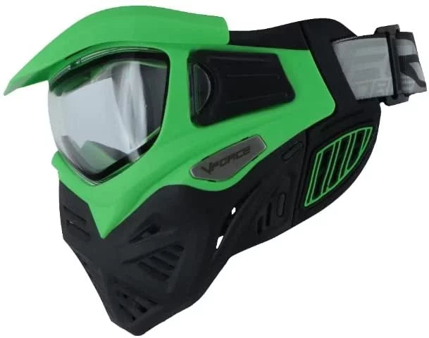 V-Force Grill 2.0 Mask Paintball Goggle w Clear Thermal Lens - Venom Green Midnight
