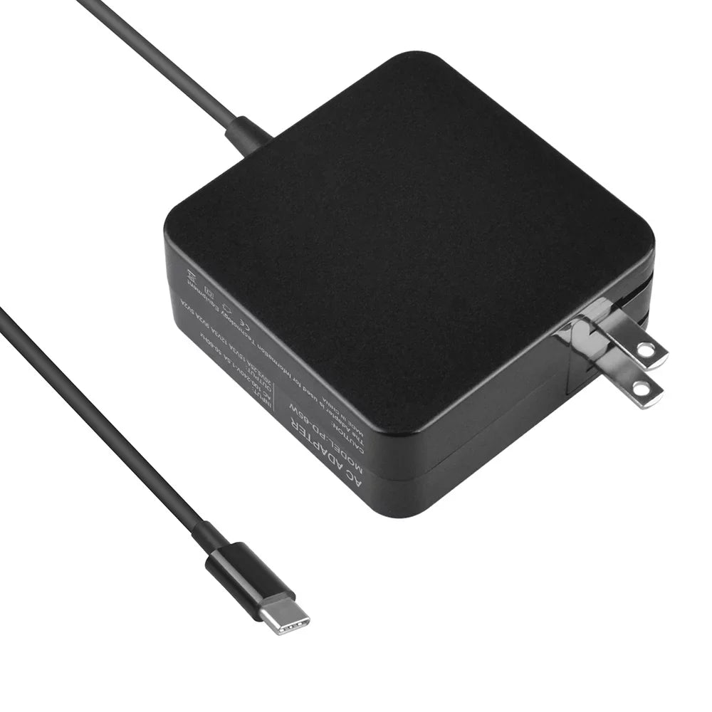 Aprelco Dark 65W USB Type-C AC Charger Compatible with HP Chromebook X2 :12-F040DX 12-F014DX 12-F015NR