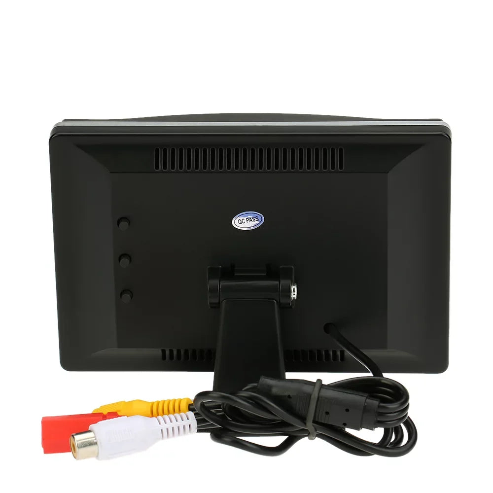 CACAGOO 5 Unit TFT LCD Display Monitor Car Rear View Backup Reverse System + HD Parking Camera