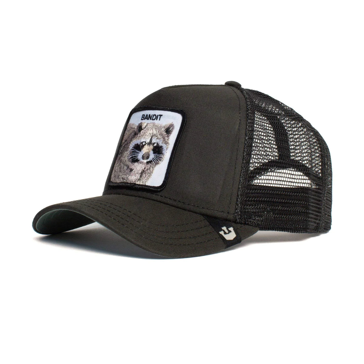 Goorin Bros. The Farm Unisex Original Adjustable Snapback Trucker Hat, Charcoal (Bandit), One Size