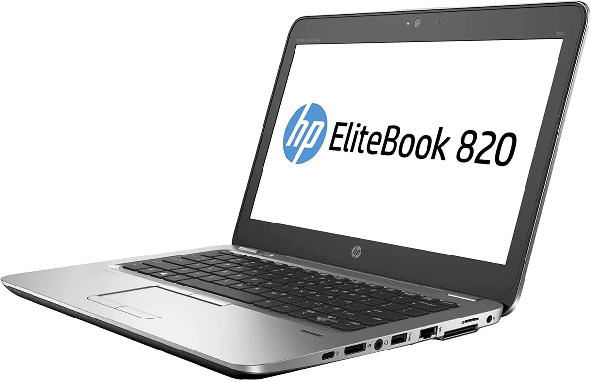 HP EliteBook 820 G3 12.5" Laptop, Intel Core i5, 16GB RAM, 256GB SSD, Win10 Pro. Used