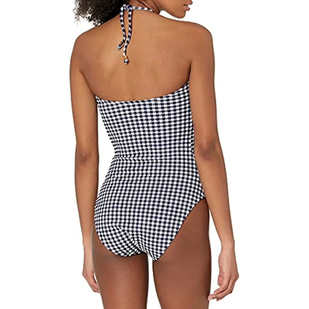 MSRP $248 Shoshanna Women's Standard Centimeter One-Piece Blue Size 4