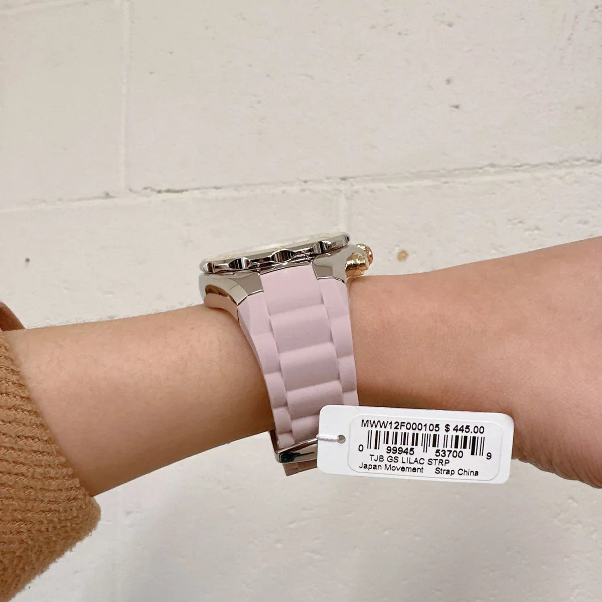 Michele MWW12F000105 Jelly Bean Tahitian Two Tone Gold Silver Pink Watch