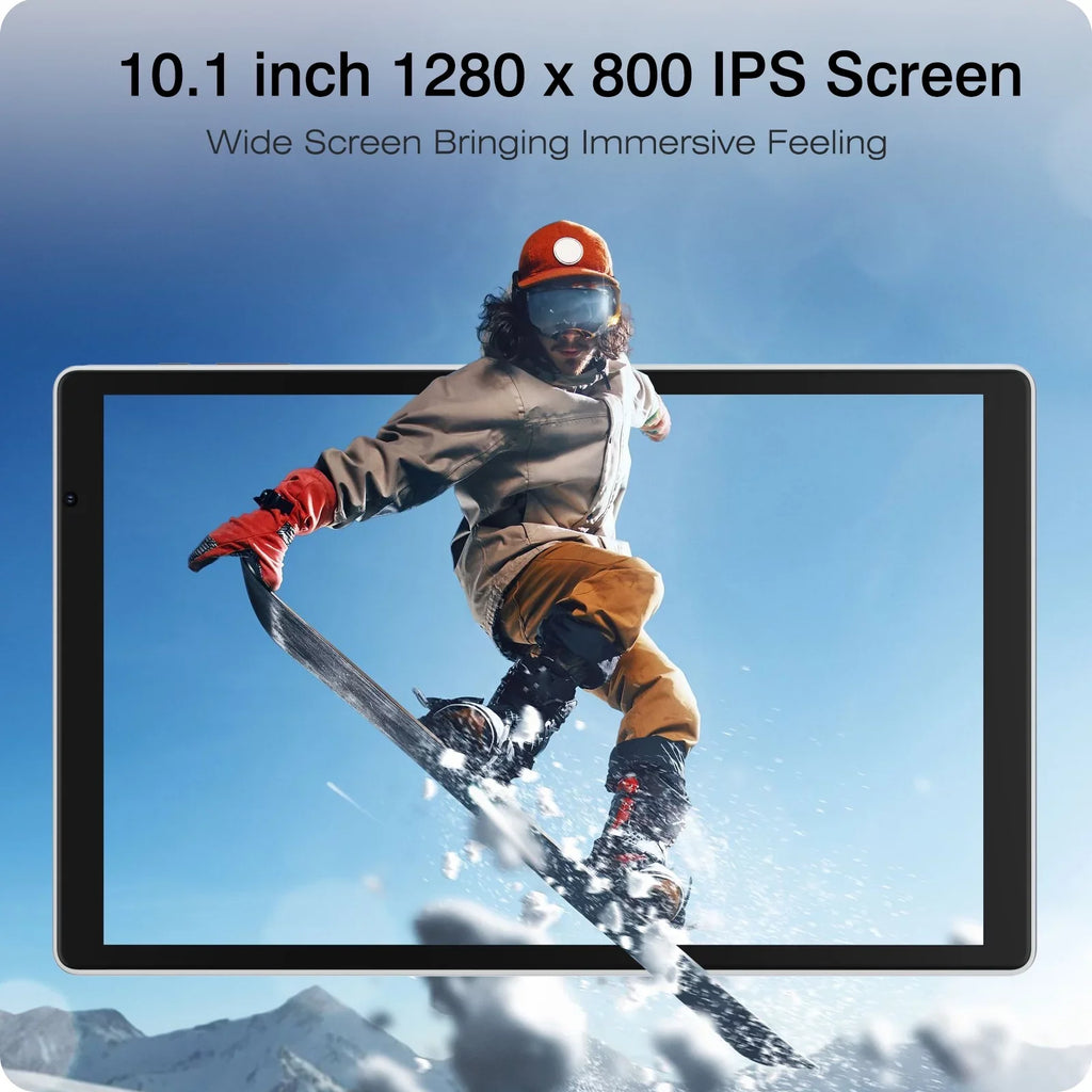 Plimpton PlimPad P3 10" Tablet, Android 11 Learn Tablet, 3GB RAM 32GB Storage, 1280x800, WiFi 6, Metal Casing - Gray