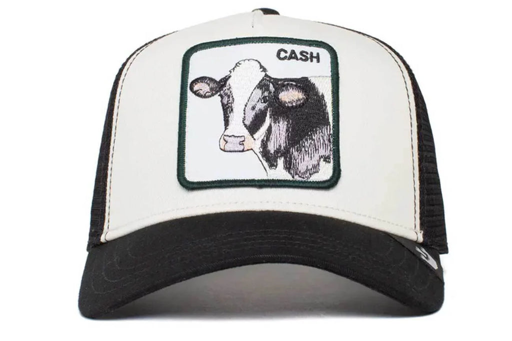 Goorin Bros The Cash Cow 101-0383-WHI Animal Farm Trucker Cap, One Size