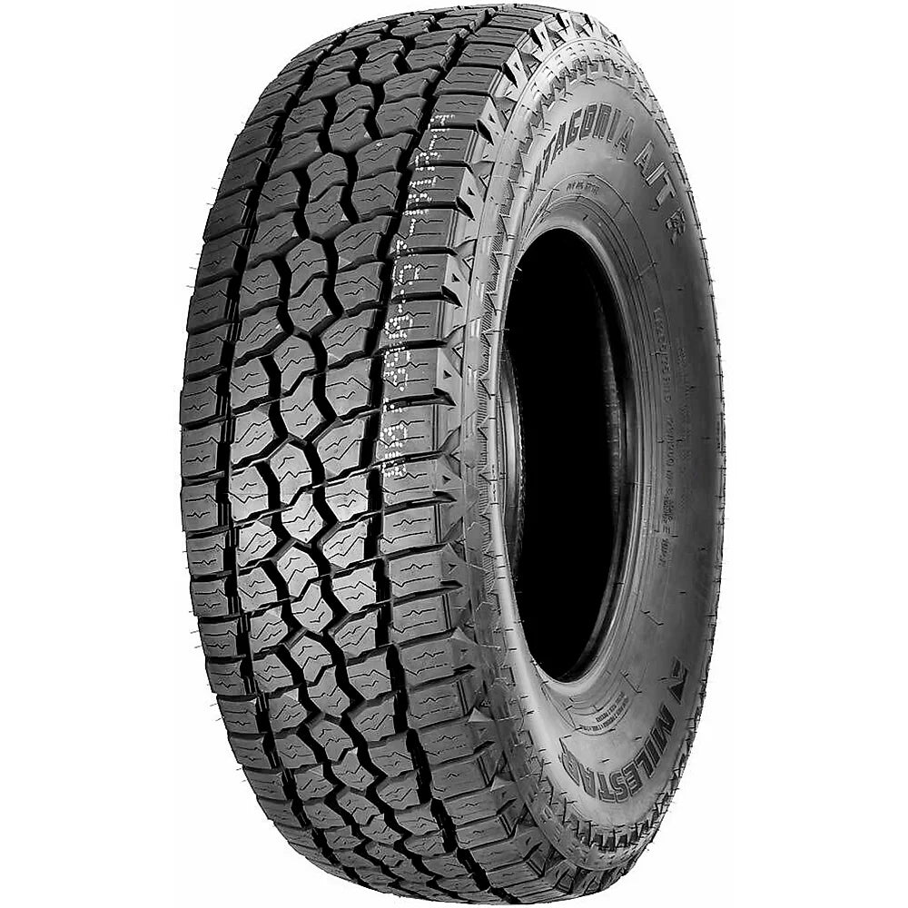 Set of 4 (FOUR) Milestar Patagonia A/T R LT 265/60R20 Load E 10 Ply Rugged Terrain Tires Fits: 2022 Toyota Tundra SR TRD Off-Road, 2022 Chevrolet Silverado 1500 LTD LT Trail Boss