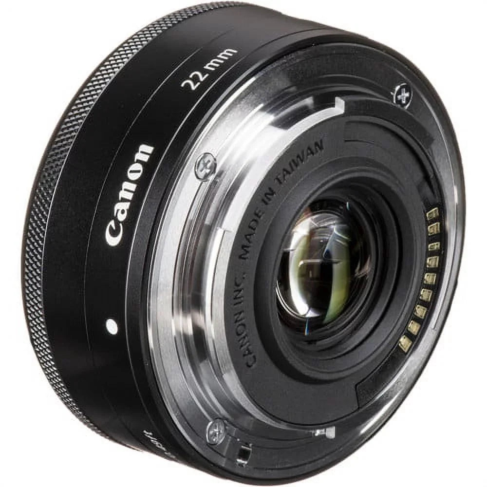 Canon EF-M 22mm f/2 STM Lens in Midnight Compatible with Canon Mirrorless Cameras: Canon EOS M10, M100, M200, M3, M5, M50, M50 Mark II, M6, M6 Mark II & More