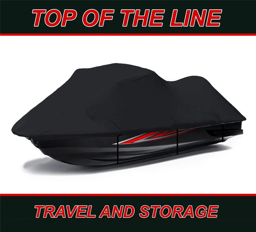 Onyx TOP OF THE LINE JET SKI Cover Compatible for Yamaha GP 1300R Jet Ski PWC Cover 2003 2004 2005 2006 2007 2008 2 Seater