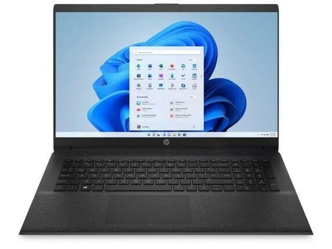 HP 2023 Newest 17.3 FHD IPS Laptop Intel 4-Core i7-1165G7 Intel Iris Xe Graphics 64GB RAM DDR4 2TB NVMe SSD HDMI WiFi AX BT5.0 USB-C Webcam Starry Charcoal Windows 10 Home w/RE Accessories