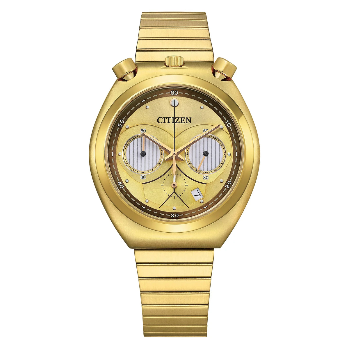 Citizen Unisex Star Wars C-3PO Goldtone Chronograph Quartz Watch AN3662-51W