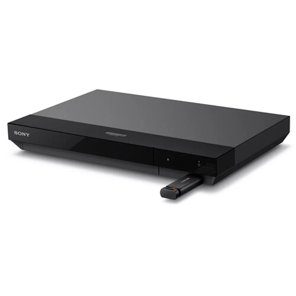 Sony UBP-X700/M HDR 4K UHD Network Blu-ray Disc Player with Hi-Res Audio Bundle Includes 1 Year Extended Protection Plan and Lexar 64GB JumpDrive S50 USB 2.0 Flash Drive Midnight