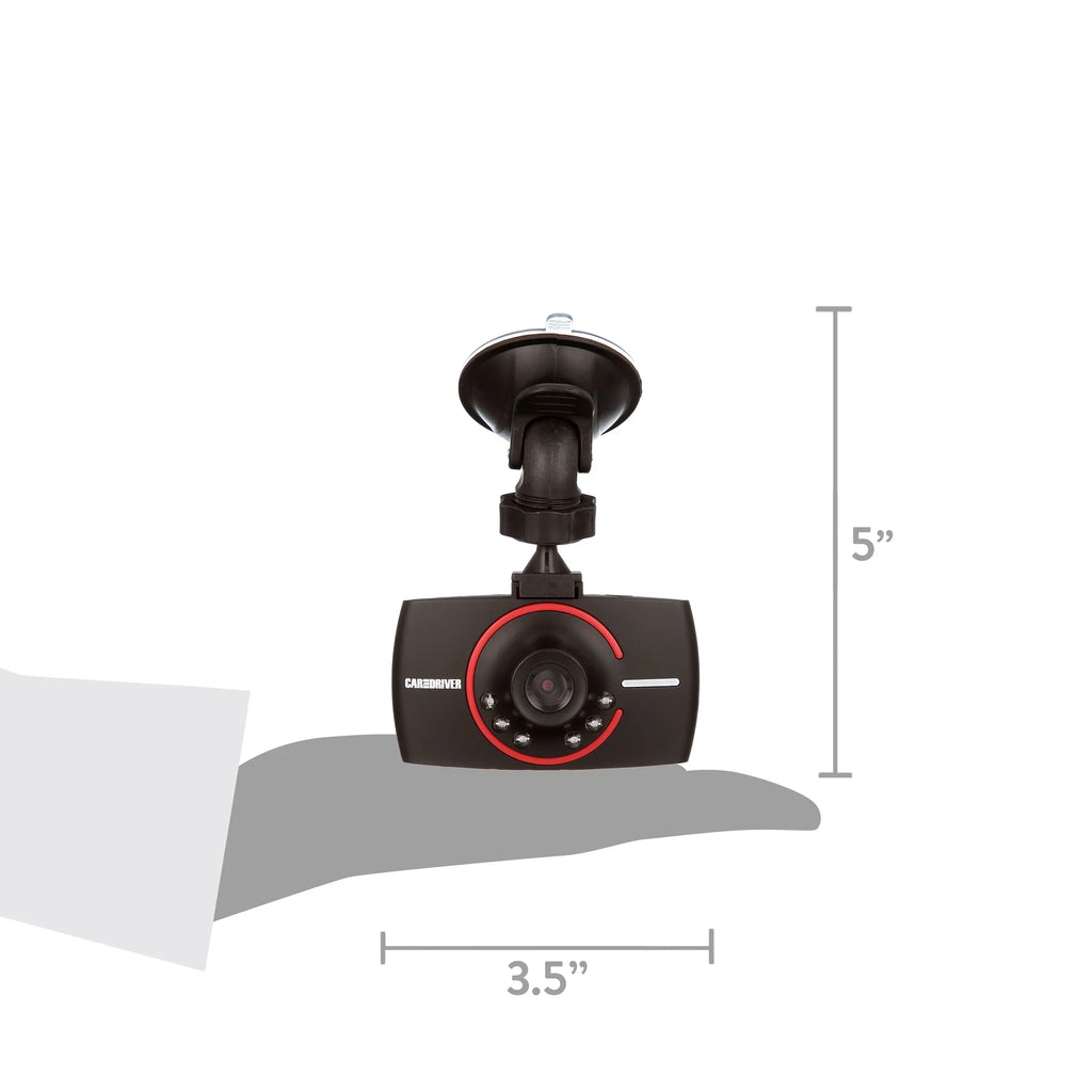 Car and Driver - 1080P HD Dash Cam with Wide Angle Lens - Lightweight 0.5 lbs