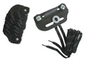 A&R Sports Hockey Goalie Slider Toe Bridge, Pair - Leather, Nylon Lace, Hardware Charcoal