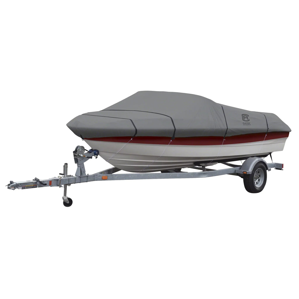 Classic Accessories Lunex RS-1™ Boat Cover, Fits Boats 16' - 18.5' L x 98" W, Trailerable Boat Cover with All-Weather Ripstop Fabric, Model C
