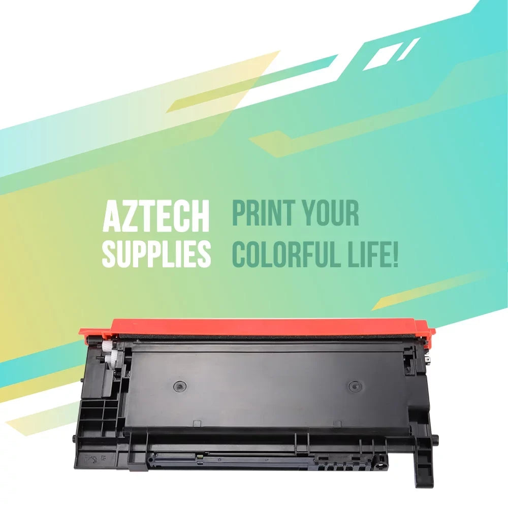 AAZTECH 5-Pack Compatible Toner Cartridge for Samsung CLT-K406S CLT-C406S CLT-Y406S CLT-M406S 406S Printer Ink Dark