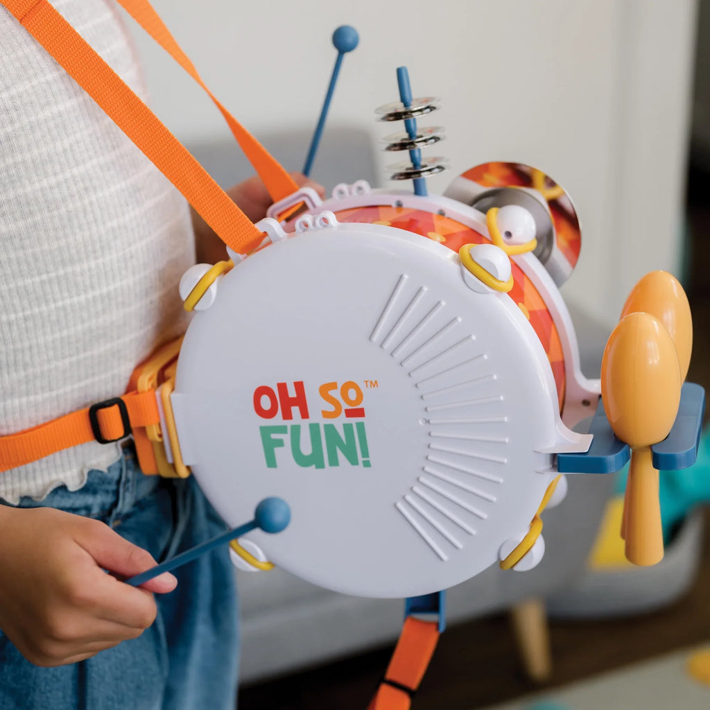 MindWare Oh So Fun! One Kid Band Musical Instruments Set for Kids - Ages 5+