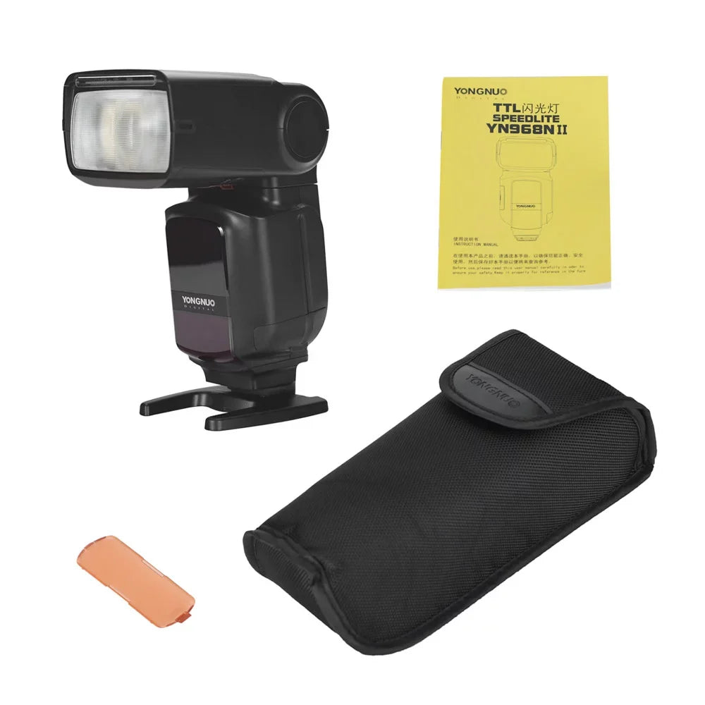 YONGNUO Camera Flash,Yn968n Ii 5600k Dslr Cameras Dslr Cameras Compatible Yn968n Wireless Ttl Speedlite 1/8000s Speedlite 1/8000s Hss Built-in Led 5600k Cameras Compatible With Compatible With Yn622n