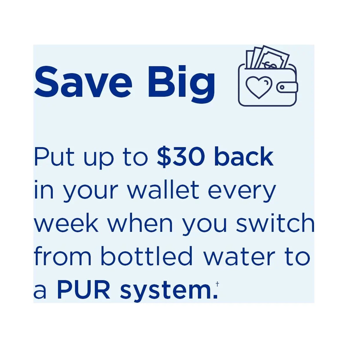 PUR PLUS Faucet Mount Water Filtration System, Horizontal, Chrome, PFM400H