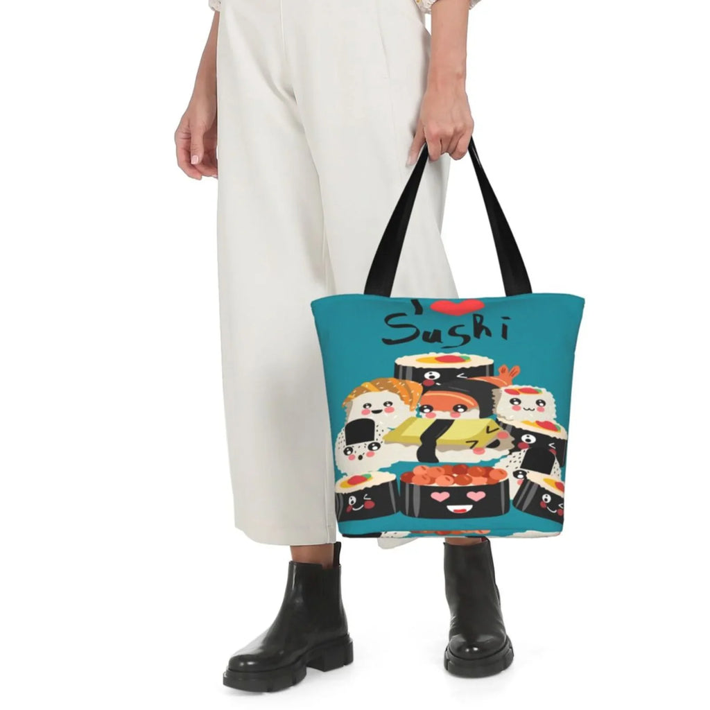 Lukts I Love Sushi Tote Bag,Shoulder Bag Women'S Hobos Handbags Large Capacity Shopping Bag