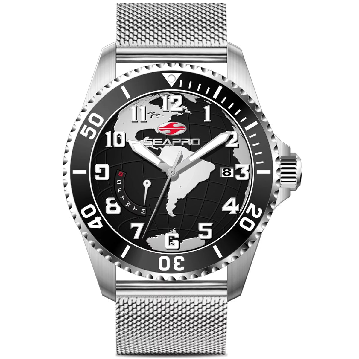 Seapro Men's Voyager Onyx Dial Watch - SP4761