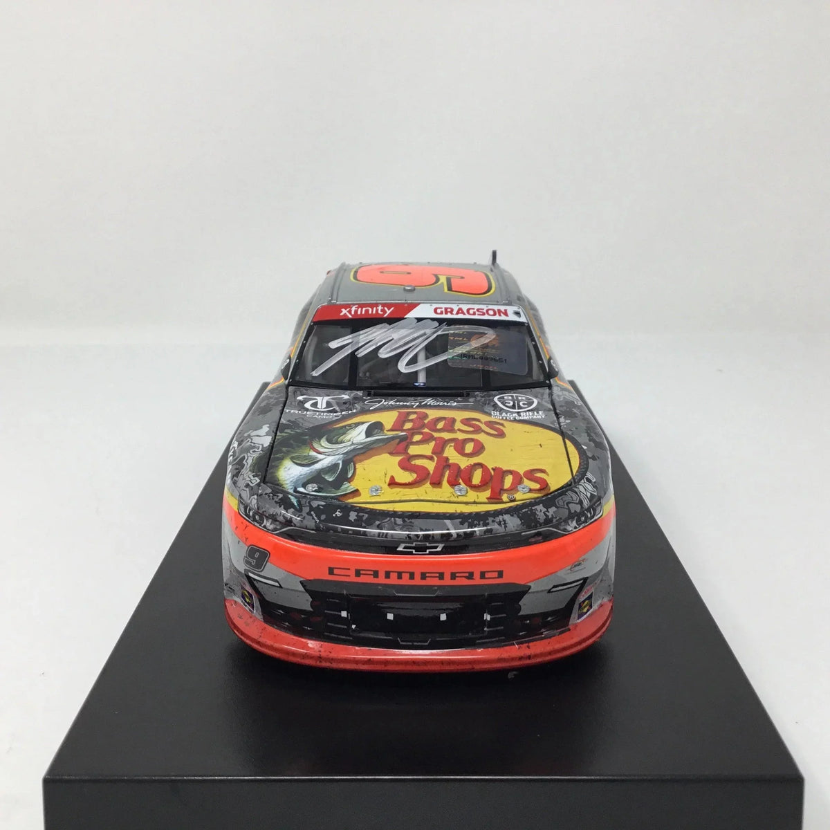 Noah Gragson Autographed 2021 Bass Midnight Rifle Coffee Martinsville Xfinity Series Playoff Win 1:24 Diecast