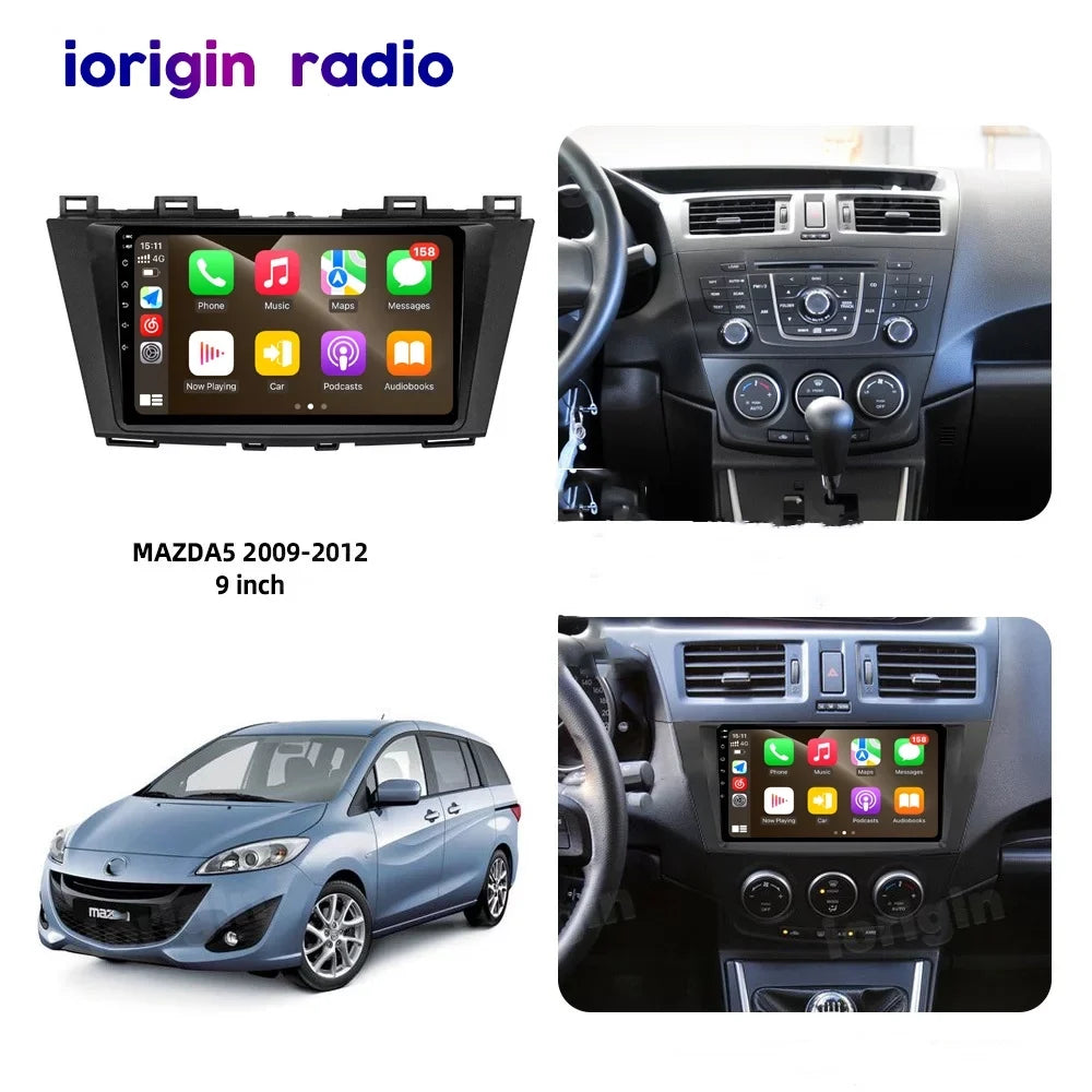 Android 12 Car Radio GPS Stereo Player CarPlay For Mazda 3 2010-2013 2+32G+CAM