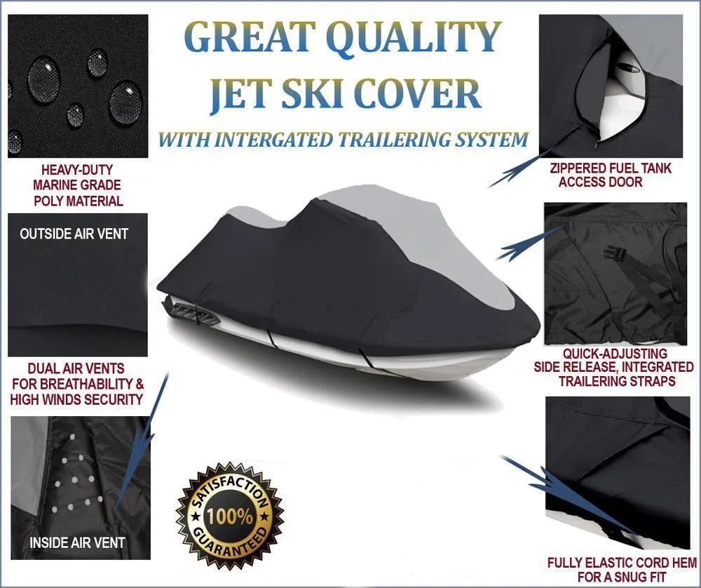 SUPER HEAVY-DUTY TOP OF THE LINE JETSKI Cover Compatible for Kawasaki Ultra 310X 2014-2021 2022