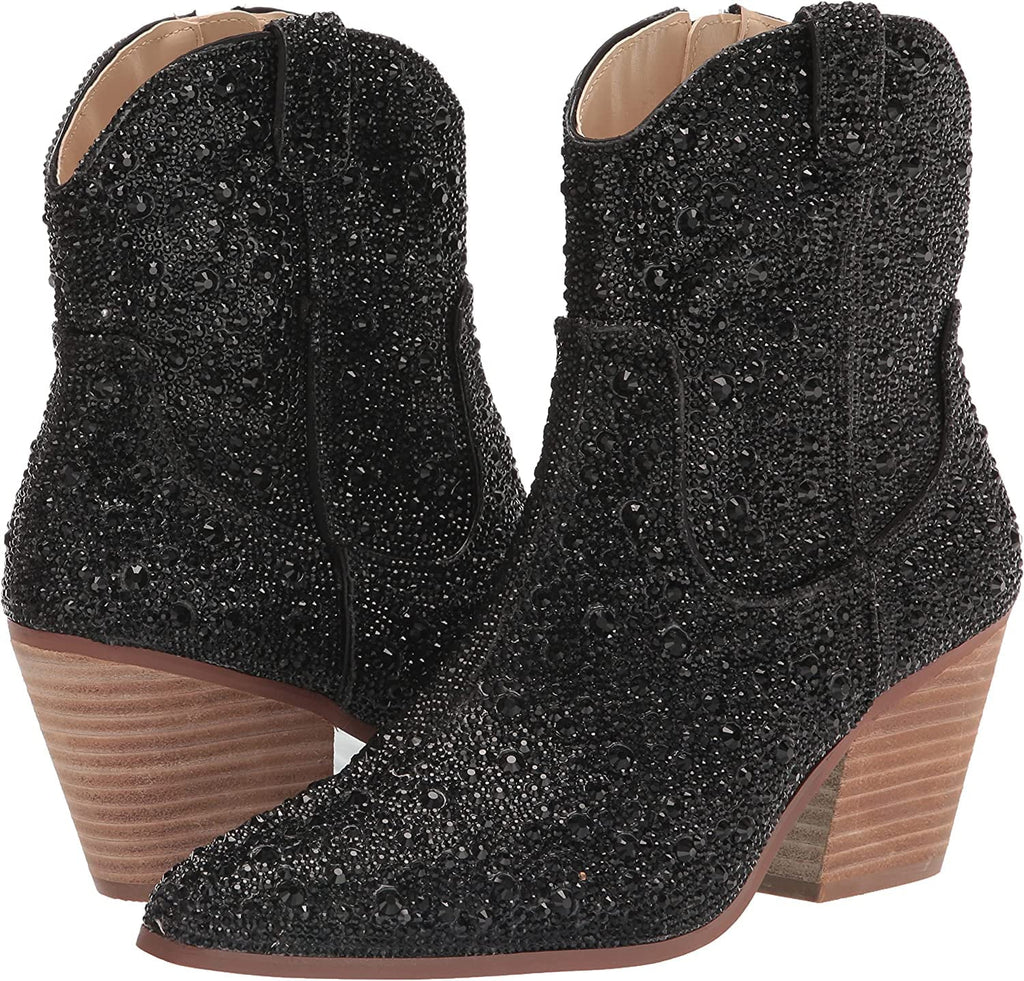 Betsey Johnson Diva Women's Boots Midnight Size 11 M