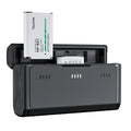 Dcenta Charging Case with TELESIN CMR-001 2pcs NP-BX1 Batteries + 3-Slot Battery: Compatible with Sony ZV-1/ RX100M6/ H400/ WX350/ RX100/ HX50/ HDR-PJ410/ FDR-X3000R/ HDR-CX405/ FDR-
