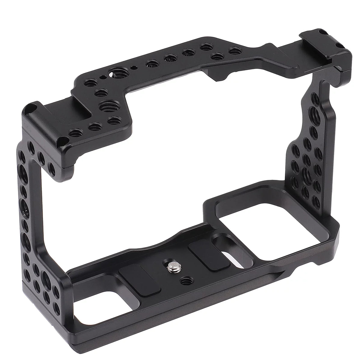 Cage Aluminum Alloy Video Cage Replacement for Sony A7M3 A7R3 A9 Mirrorless with Cold Shoe Mount 14 Centimeter & 38 Centimeter Screw Holes