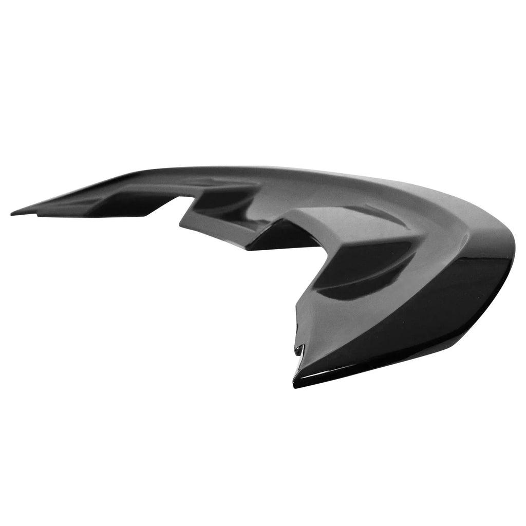 Ikon Motorsports Compatible with 15-23 Ford Mustang Coupe GT500 Style Rear Trunk Spoiler Wing Gloss Charcoal - ABS 2015 2016 2017 2018 2019 2020