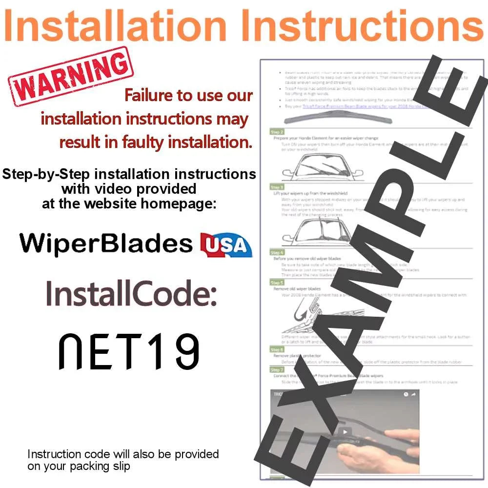 2019 Cadillac XT5 Luxury Beam Blade Wipers (Set of 3) w/Rear Wiper