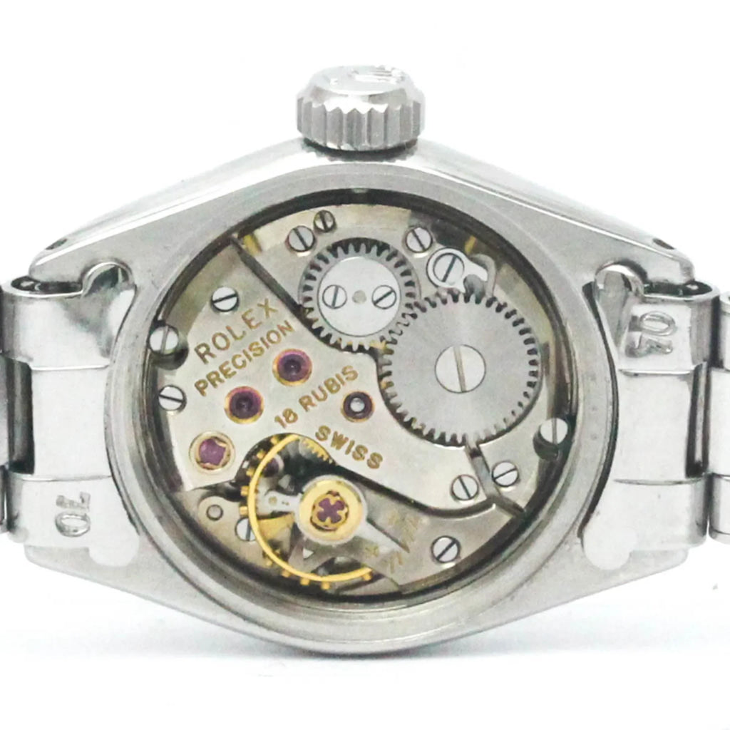Pre-Owned Vintage ROLEX Precision Stainless Steel Hand-Winding Mens Watch 6525 BF565424 (Fair)